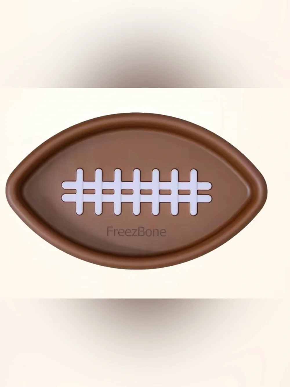 Freezbone NEW Football dog bowl, bone, treat freezer up to 140 pounds